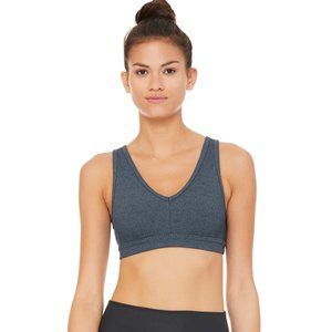 Alo Yoga Togetherness Yoga Blue Bra, Large